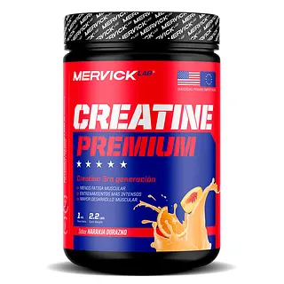 Creatina Premium Sabor Naranja y Durazno x 1000 gr (Mervick)