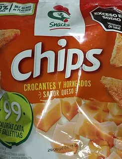 Papas Chips Crocantes de Queso x 100 gr (Gallo)