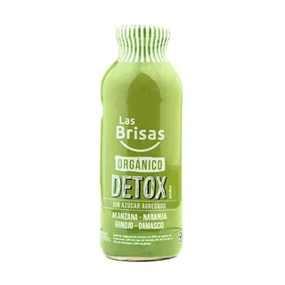 Jugo Detox Organico Manzana, Naranja, Hinojo y Damasco x 330 ml (Las Brisas)