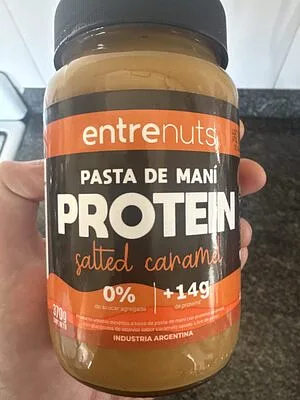 Pasta de Mani Protein Salted Caramel x 370 gr (Entrenuts)