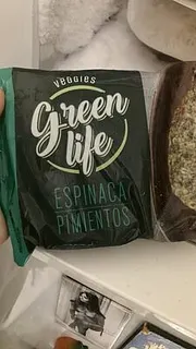 Medallon Veggie de Espinaca y Pimientos x 190 gr (Green Life)