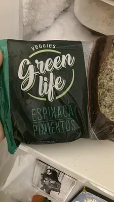 Medallon Veggie de Espinaca y Pimientos x 190 gr (Green Life)