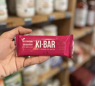 Barra de Proteina Natural Sabor Frutos Rojos x 40 gr (Ki-Bar)