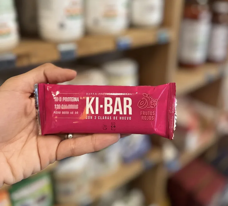 Barra de Proteina Natural Sabor Frutos Rojos x 40 gr (Ki-Bar)