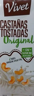 Leche de Castanas Original Sin Azucar x 1 lt (Vivet)