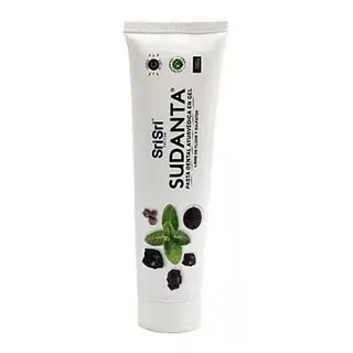 Sudanta Half Pasta Dental Ayurvedica en Gel Libre de Fluor x 50 gr (Sri Sri)