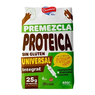 Premezcla Proteica Universal Integral con Psyllium Husk x 450 gr (Dicomere)