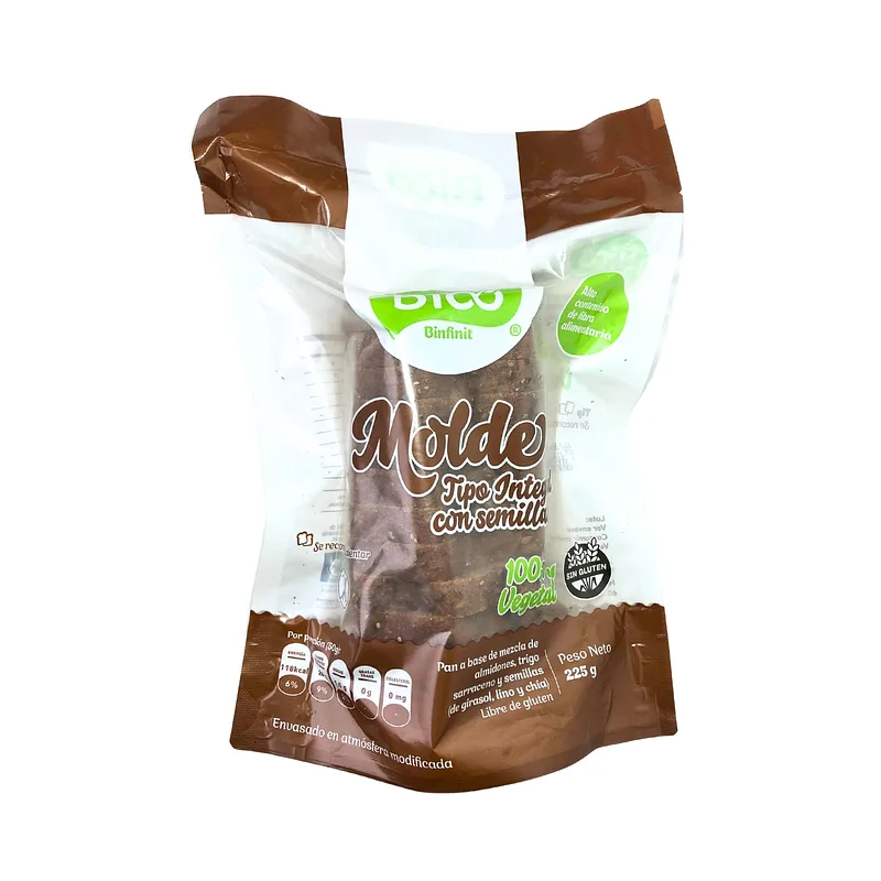 Pan Integral de Molde Trigo Sarraceno x 225 gr (Bio Infinit)