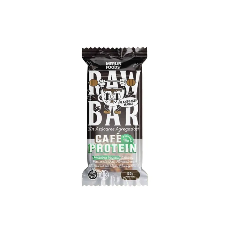 Barrita de Cafe Proteica x 55 gr (Merlin Bars)