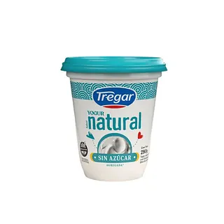 Yogur Natural Sin Azucar x 280 gr (Tregar)