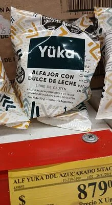 Alfajor de Dulce de Leche x 50 gr (Yuka)