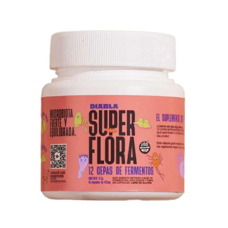 Super Flora Suplemento con Fermentos x 37 gr (Diabla)