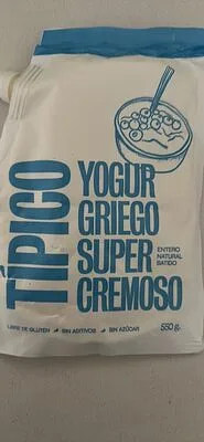 Yogur Griego x 550 gr (Tipico)