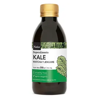 Jugo de Kale y Matcha y Jengibre x 250 ml (Natier)