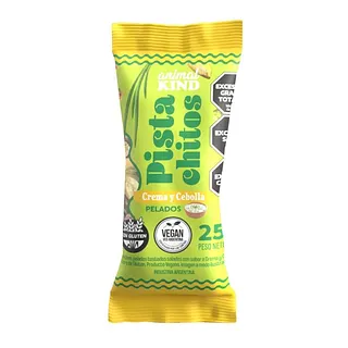 Snacks Pistachos Crema y Cebolla x 25 gr (Animal Kind)