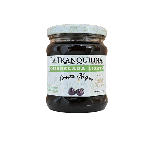 Mermelada Cereza Negra Light x 330 gr (La Tranquilina)