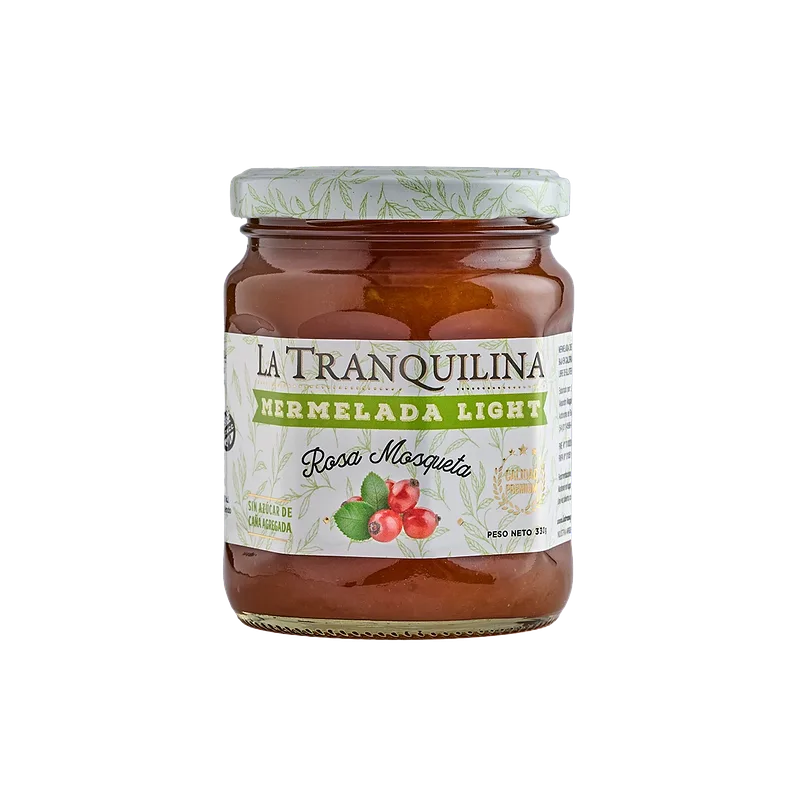 Mermelada Rosa Mosqueta Light x 330 gr (La Tranquilina)