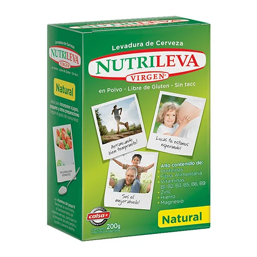 Levadura Virgen Natural x 200 gr (Nutrileva)