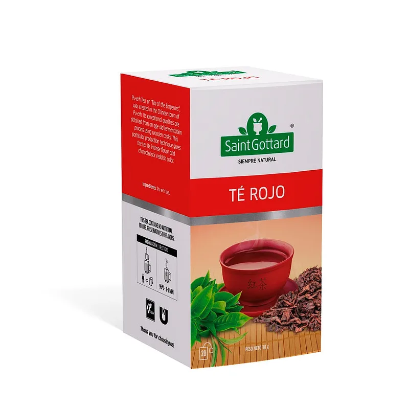 Te Rojo x 20 u (Saint Gottard)