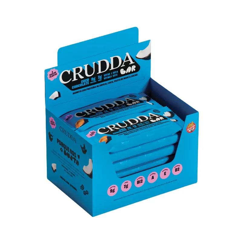 Barrita de Coco y Chocolate x 40 gr (Crudda)