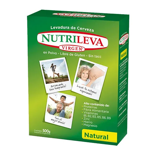 Levadura Virgen Natural x 500 gr (Nutrileva)