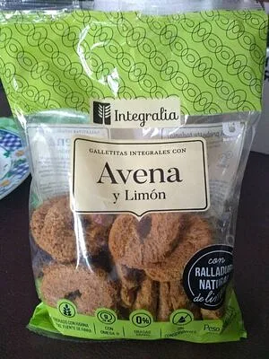 Galletitas Anillos Avena y Limon x 200 gr (Integralia)