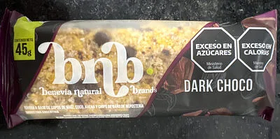 Barra de Chocolate Negro x 45 gr (BnB)