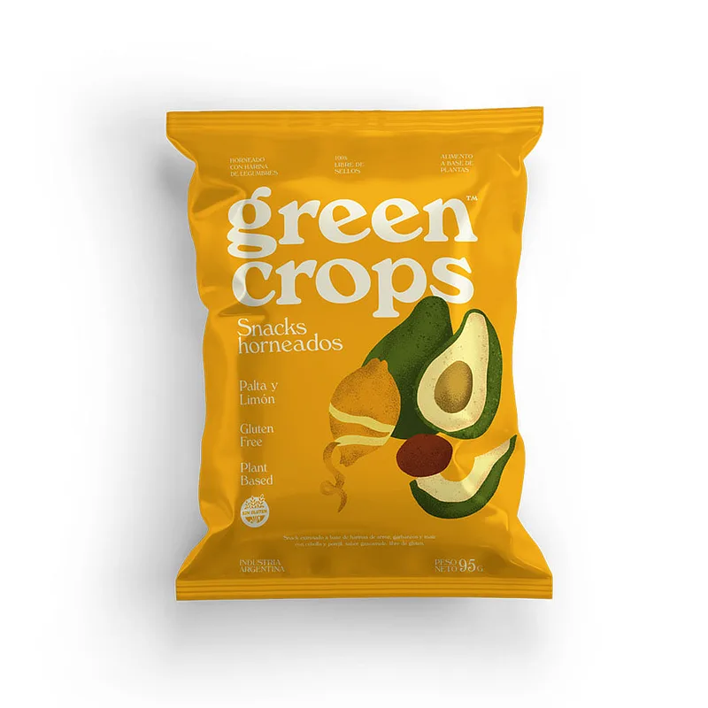 Snacks Horneados de Palta y Limon x 45 gr (Green Crops)