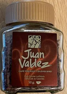 Cafe Soluble Liofilizado x 50 gr (Juan Valdez)