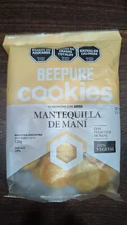 Cookies de Avena y Mantequilla de Mani x 120 gr (Beepure)