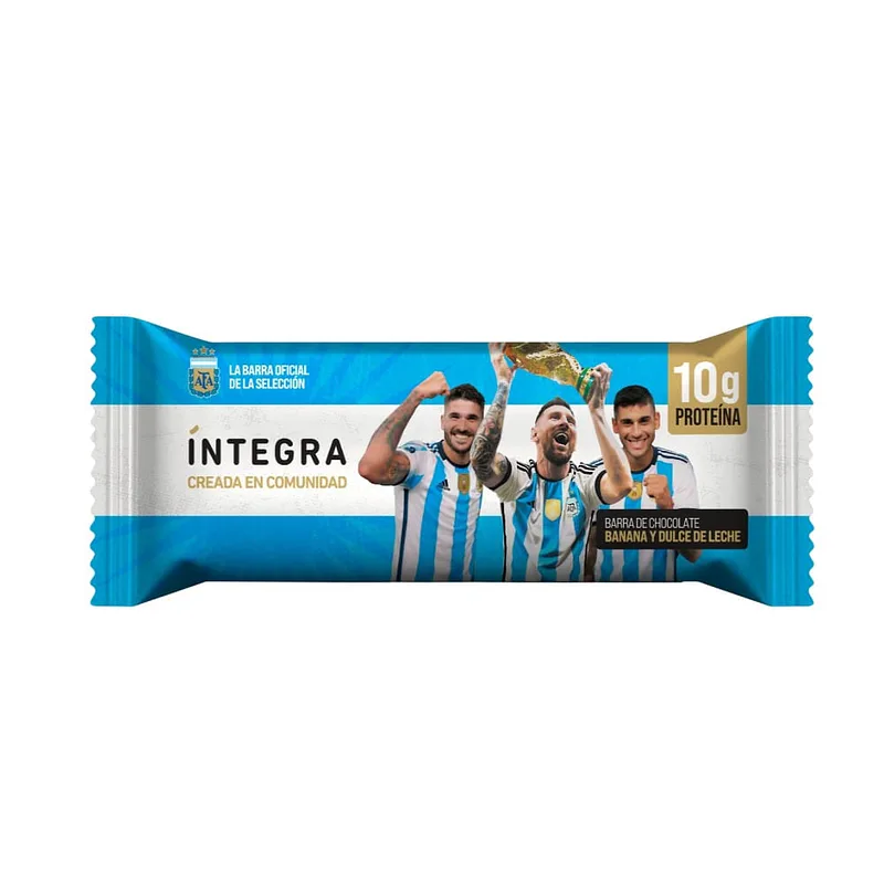 Barras de Chocolate con Banana y Dulce de Leche x 41 gr x 12 u (Integra)
