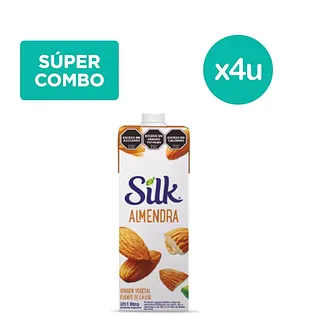 Leche de Almendras Endulzada x 1 lt (Silk)