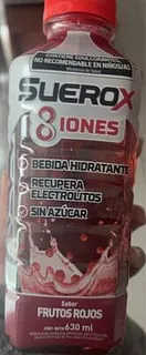 Bebida Hidratante Frutos Rojos x 630 ml (Al Kanater)