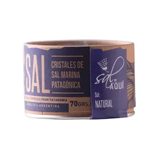Sal Natural - Cristales de Sal de Mar Patagonica (SAL DE AQUI)