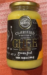 Manteca Clarificada Ghee con Humo x 300 gr (Servio)