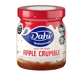 Yogur con Colchon Apple Crumble x 130 gr (Dahi)