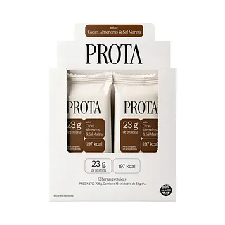 Barra de Cacao, Almendras y Sal Marina x 59 gr (Prota)
