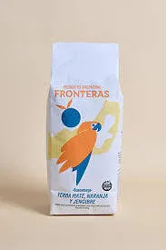 Lata de Yerba Mate de Jengibre y Naranja x 500 gr (Fronteras)