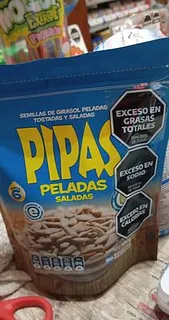 Pipas Peladas Saladas x 180 gr (Pipas)