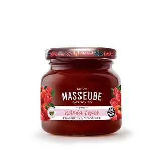 Dulce Natural de Frambuesa y Tomate x 282 gr (Masseube)