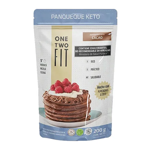 Premezcla Proteica Postre Keto Sabor Cacao x 120 gr (One Two Fit)