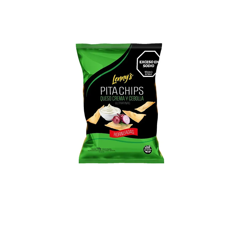Chips de Pan Pita de Zapallo Ultrafinas x 150 gr (Lennys)
