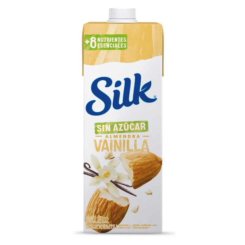 Leche de Almendras Vainilla Sin Azucar x 1 lt (Silk)