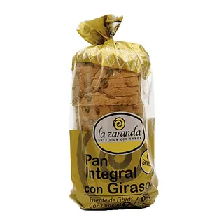 Pan Integral con Girasol x 500 gr (La Zaranda)