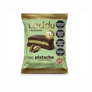 Alfajor de Pistacho con Azucar Mascabado Vegano (Arilart)