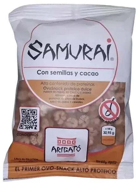 Ovo Snack Semillas y Cacao x 100 gr (Samurai)