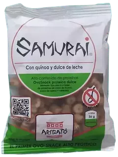 Ovo Snack con Quinoa y Dulce de Leche x 100 gr (Samurai)