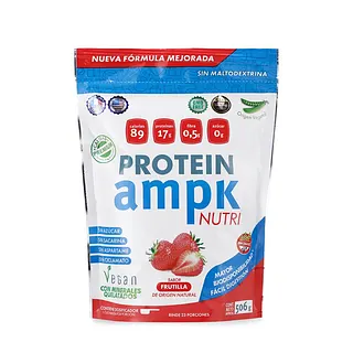 AMPK Nutri Vegan Protein Polvo Sabor Frutilla x 506 gr (Framingham Pharma)
