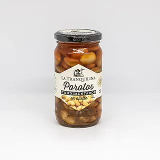 Porotos Condimentados en Aceite x 200 gr (La Tranquilina)