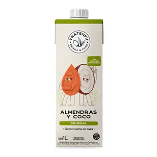 Leche de Coco y Almendras Blend x 1 lt x 8 u (Tratenfu)